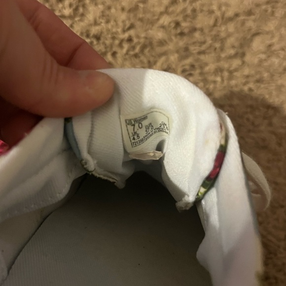 New Vans Floral Sneakers - Picture 6 of 8